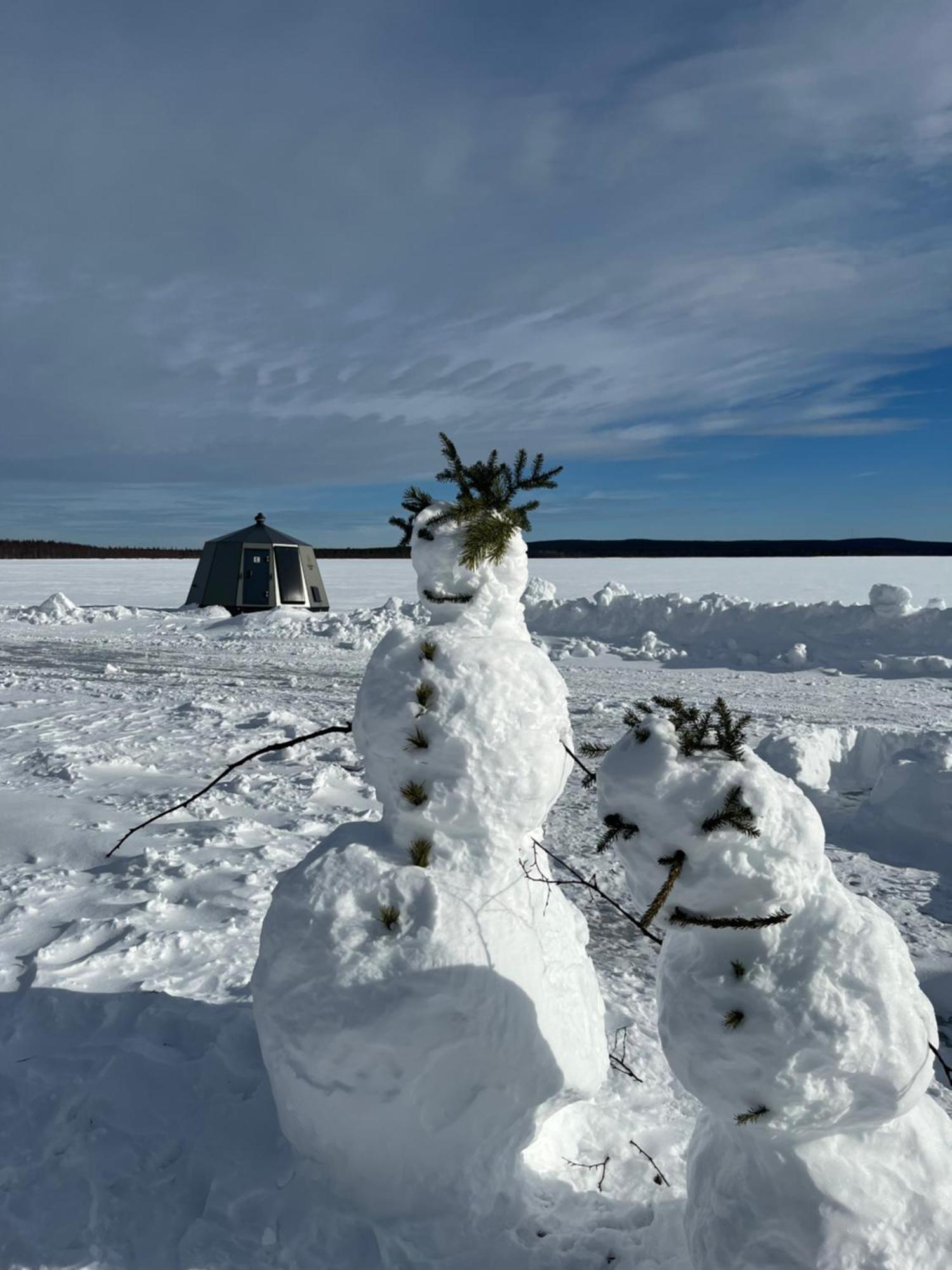 Vikajaervi Lake View Experience Igloos Rovaniemi Bagian luar foto