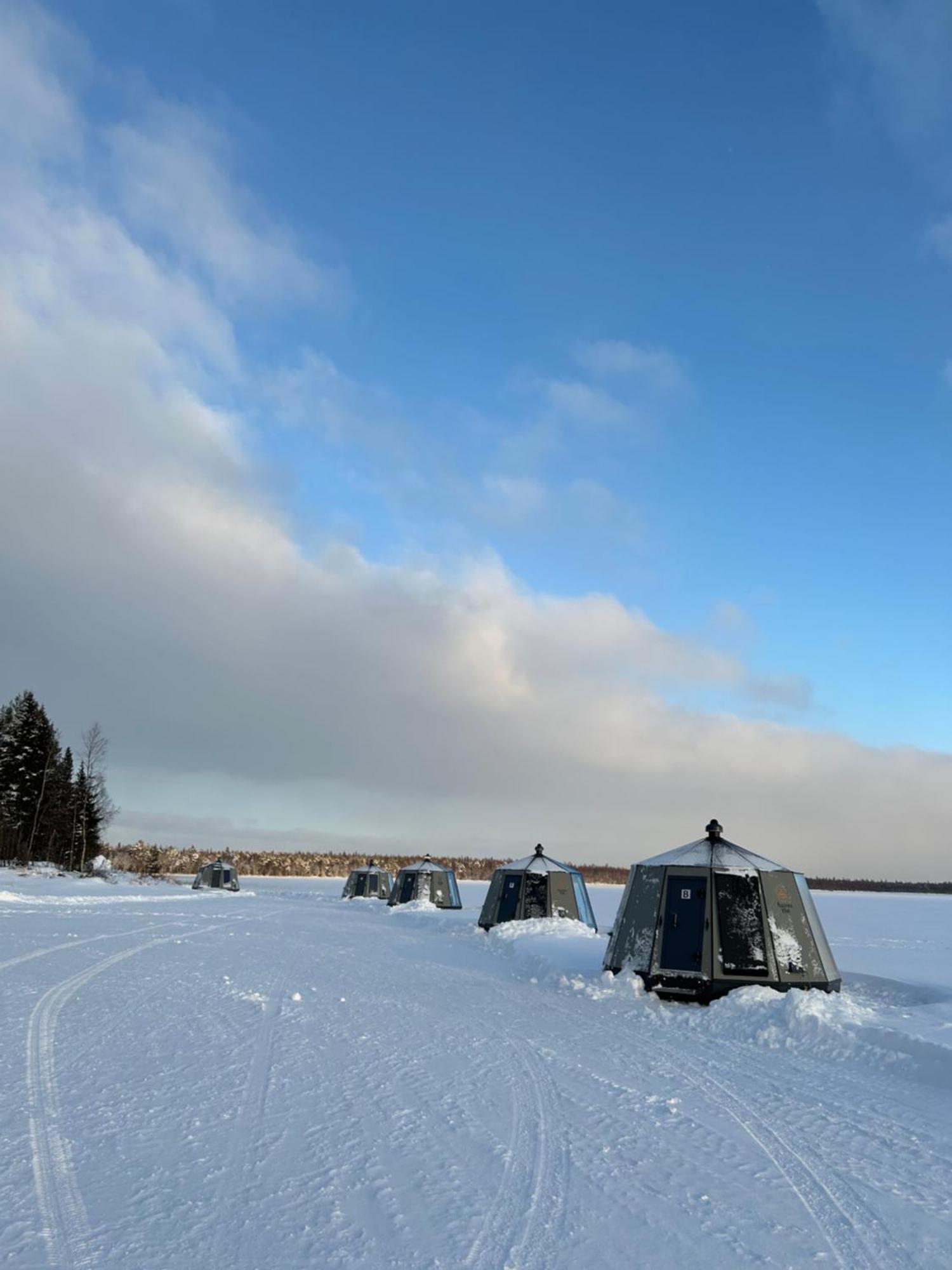 Vikajaervi Lake View Experience Igloos Rovaniemi Bagian luar foto